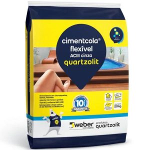CIMENTCOLA AC-3 CINZA QUARTZOLIT 20KG